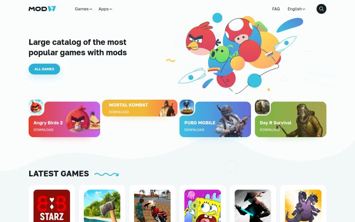 Screenshot of modw.net