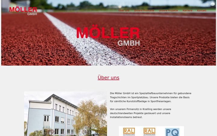 Screenshot of moeller-gmbh.org
