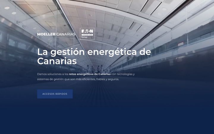 Screenshot of moellercanarias.com