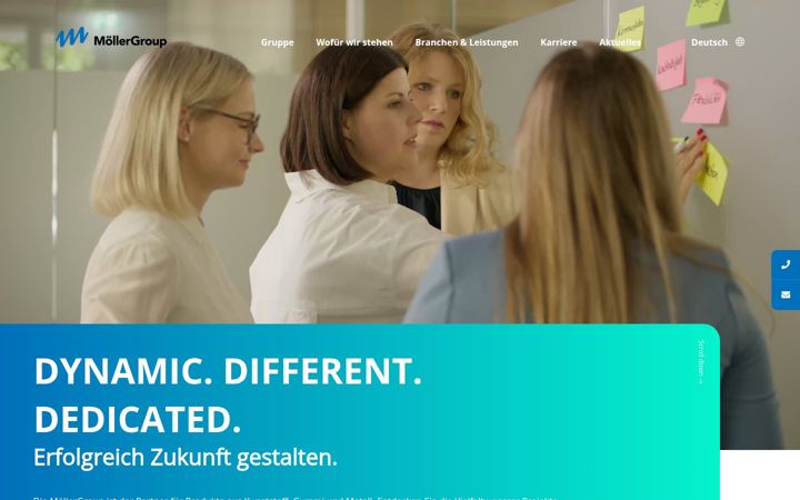 Ekrano kopija moellergroup.com