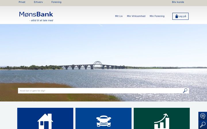 Screenshot von moensbank.dk