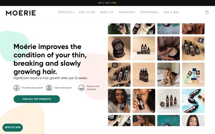 Screenshot of moerie.com