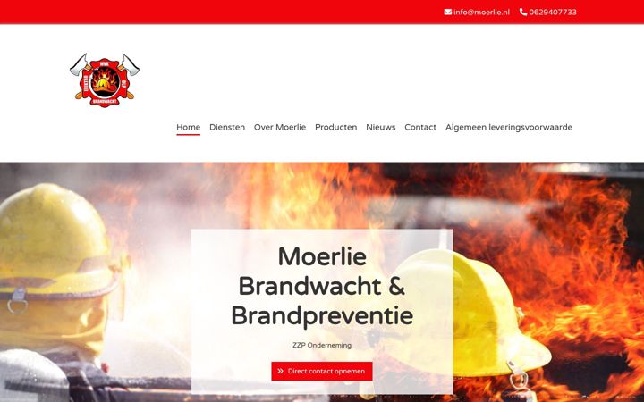 Skærmbillede af moerlie.nl