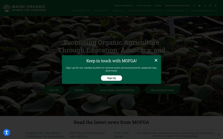 Screenshot of mofga.org