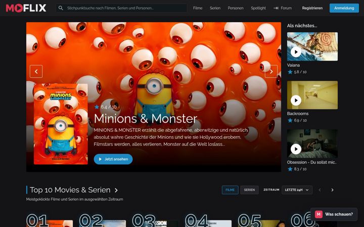 Screenshot of moflix-stream.xyz