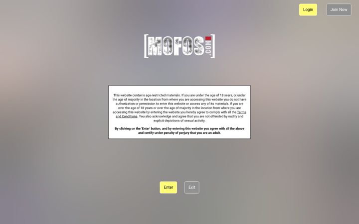 Screenshot of mofosnetwork.com
