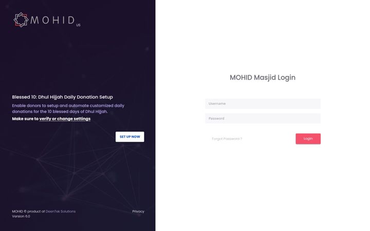 Screenshot of mohid.co