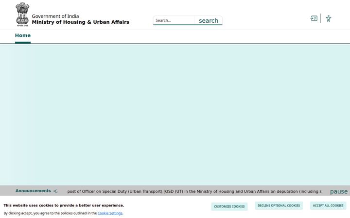 Screenshot of mohua.gov.in