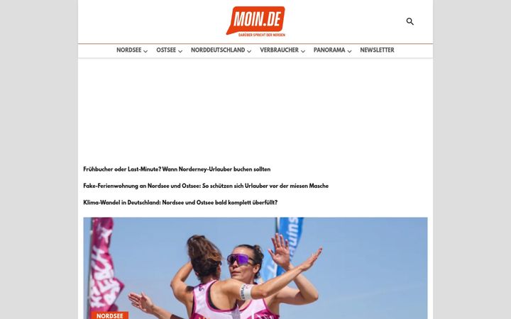 Screenshot of moin.de