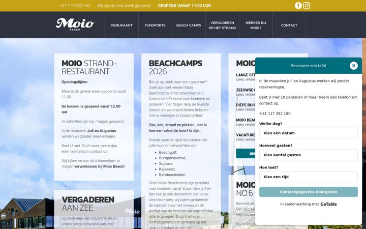 Skærmbillede af moio.nl