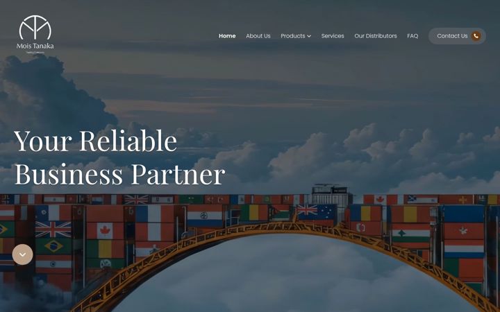 Screenshot of moistanaka.com