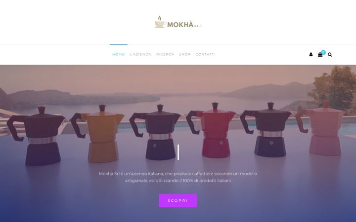 Screenshot di mokhasrl.it