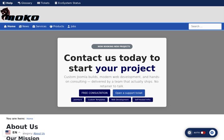 Screenshot of mokoconsulting.tech