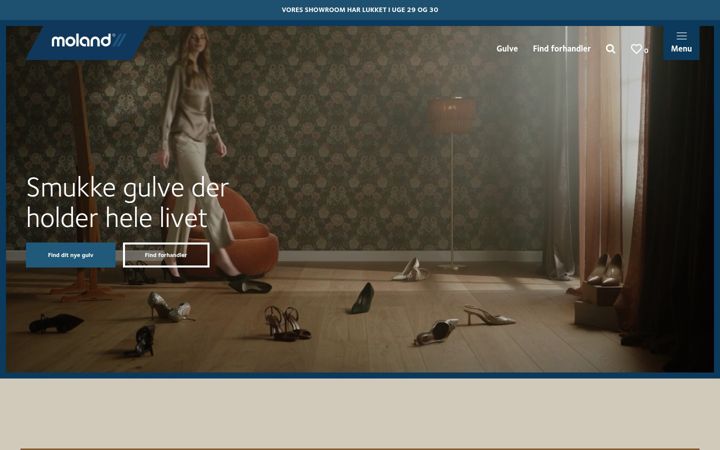 Screenshot of moland.dk