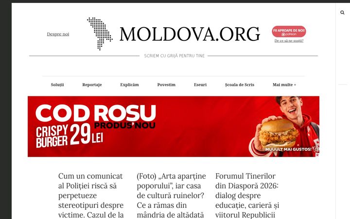 Screenshot του moldova.org