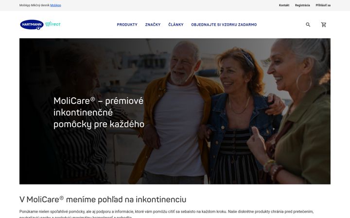 Screenshot of moliklub.sk