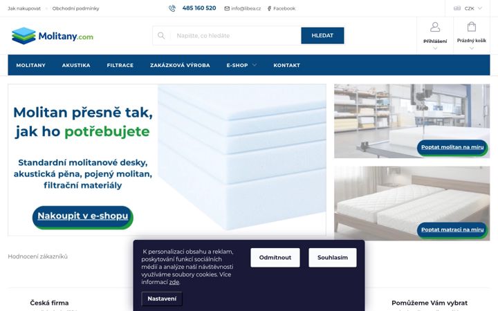 Screenshot of molitany.com