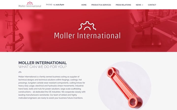 Zrzut ekranu mollerint.com