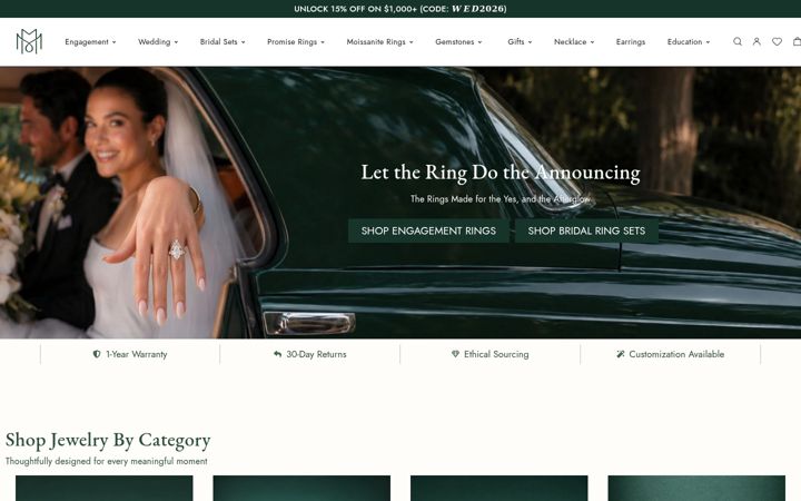 Screenshot von mollyjewelryus.com