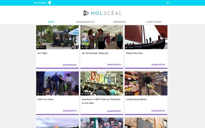Screenshot of molsceal.ie