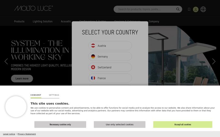 Captura de ecrã de moltoluce.com