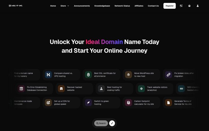 Screenshot of molvp.net