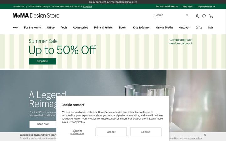 Skærmbillede af momastore.org