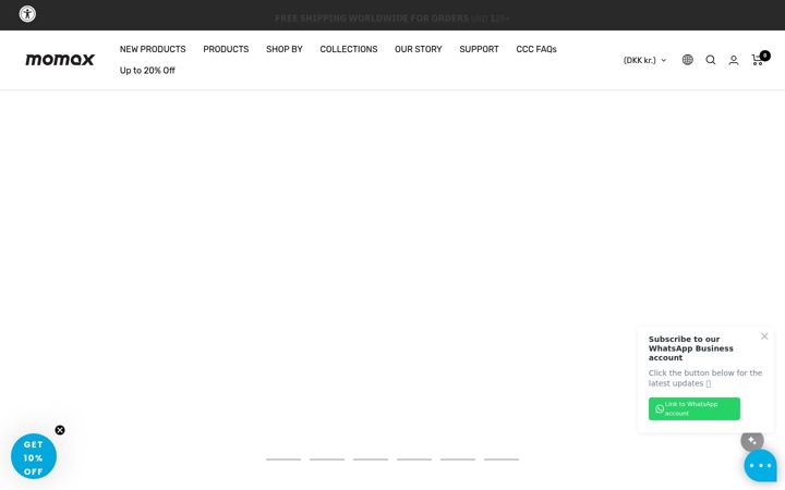Screenshot ta' momax.net