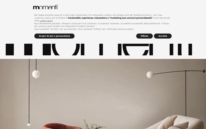 Screenshot of momenti-casa.it