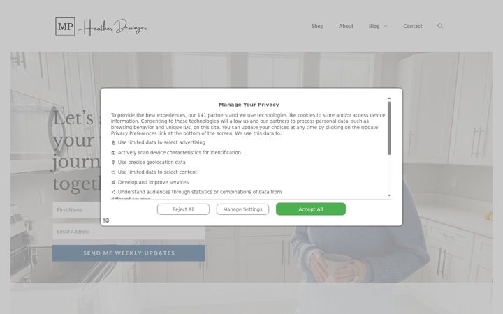 Screenshot of mommypotamus.com