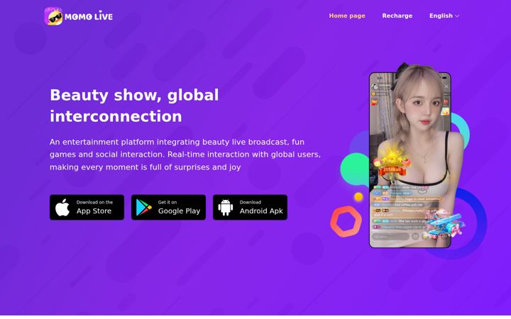 Screenshot of momoindo.com