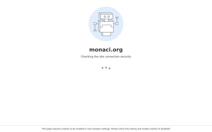Posnetek zaslona monaci.org