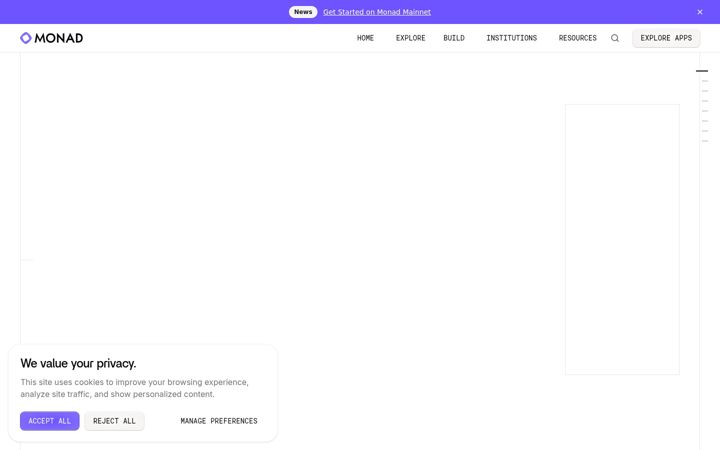 Screenshot stránky monad.xyz