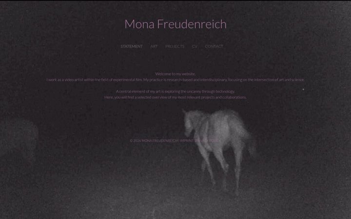Screenshot of monafreudenreich.de