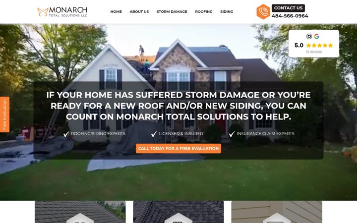 Screenshot of monarchtotalsolutions.com