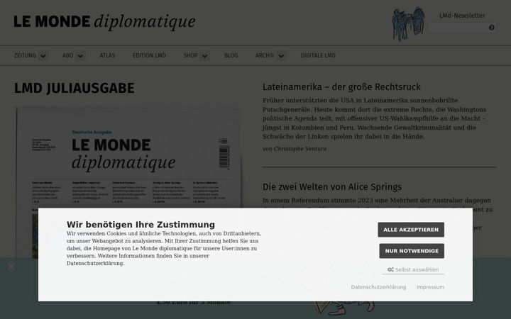 Screenshot of monde-diplomatique.de