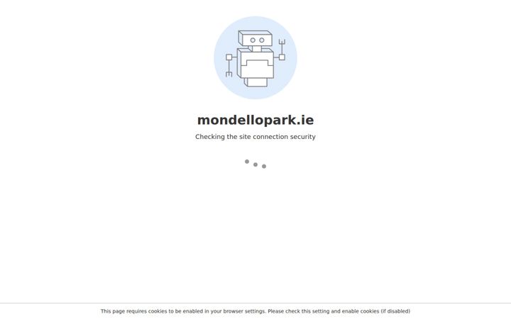 Screenshot of mondellopark.ie