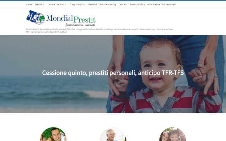 Skjermbilde av mondialprestit.it