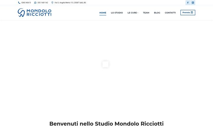Screenshot of mondoloricciotti.it