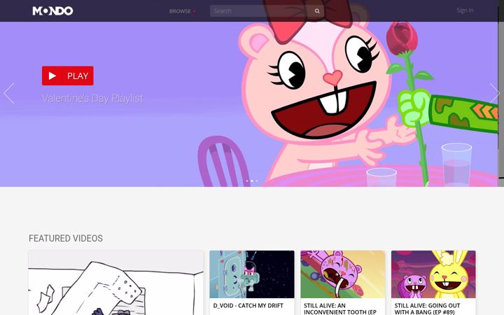Screenshot of mondomedia.com