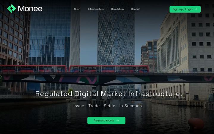 Screenshot of monee.finance