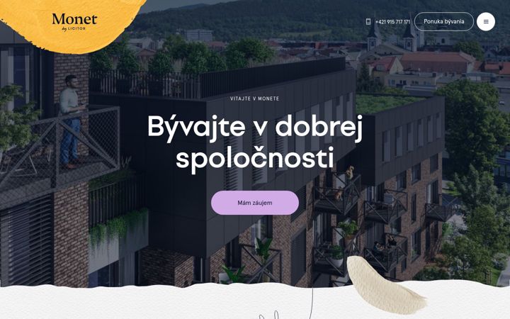 Screenshot of monetzilina.sk