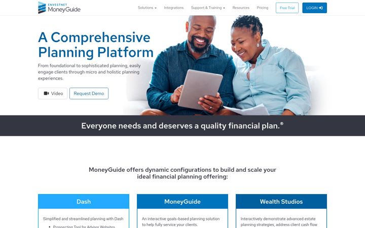 Screenshot of moneyguidepro.com