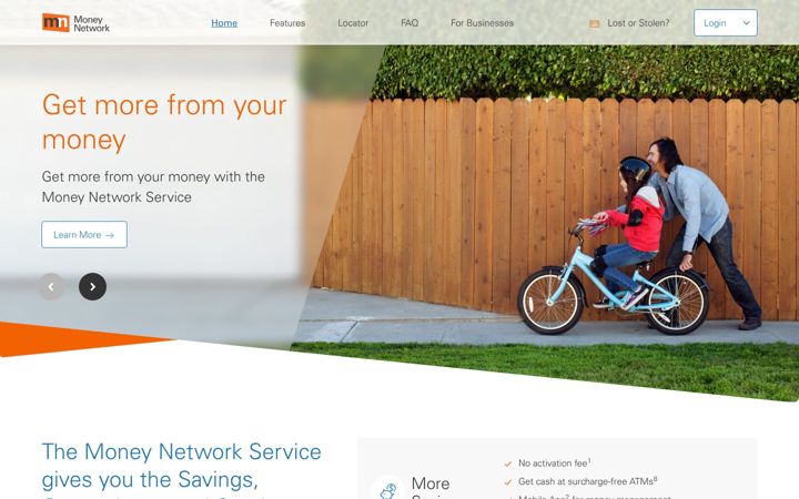 Screenshot of moneynetwork.com