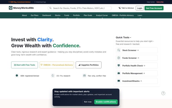 Screenshot of moneyworks4me.com