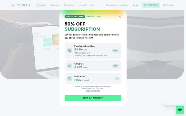 Screenshot of monflo.com
