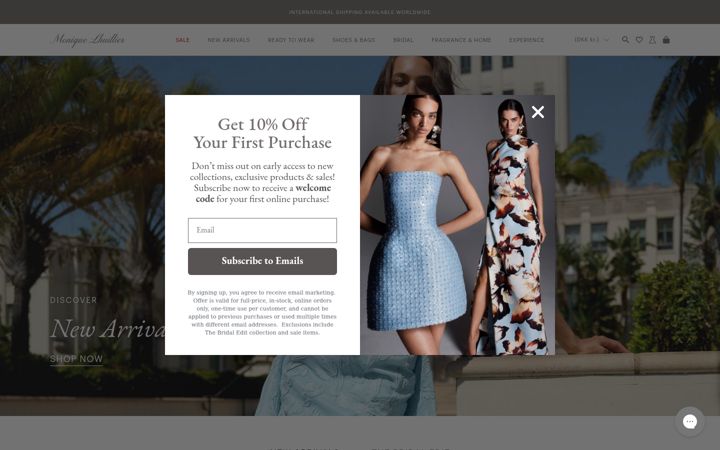 Screenshot of moniquelhuillier.com