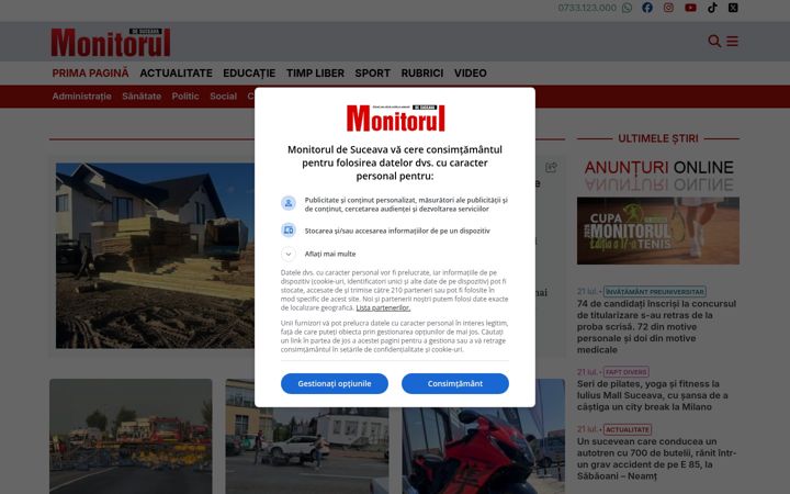 Screenshot di monitorulsv.ro