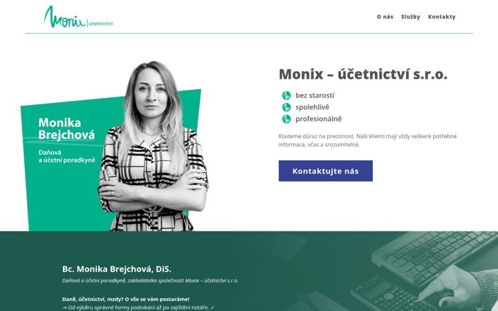 Captura de pantalla de monix-ucetnictvi.eu