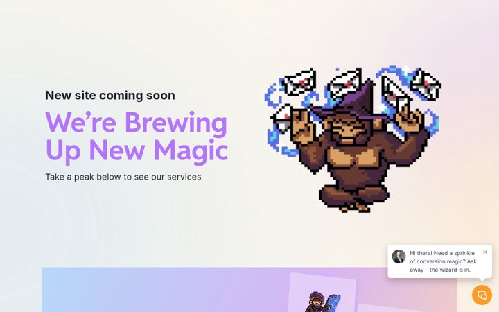Screenshot of monkeywizard.io